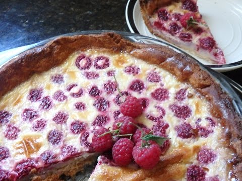 Raspberry Custard Tart & How to make the perfect Omelete