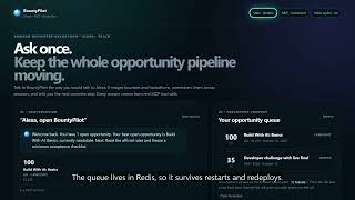 BountyPilot - Alexa+ MCP demo (Amazon Developer Hackathon 2026)