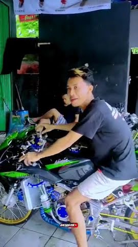 antar ml naik ninja rr lagi#shorts