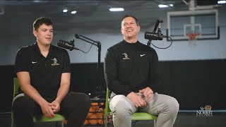 Full-court family with Gary and Garrett Grzesk