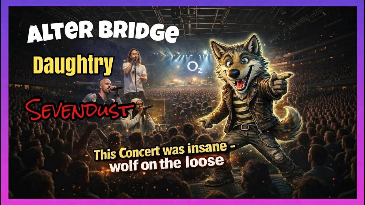 Ray Concert O2 Ray goes VIP with Sevendust supporting Alter Bridge with Daughtry LIVE ...