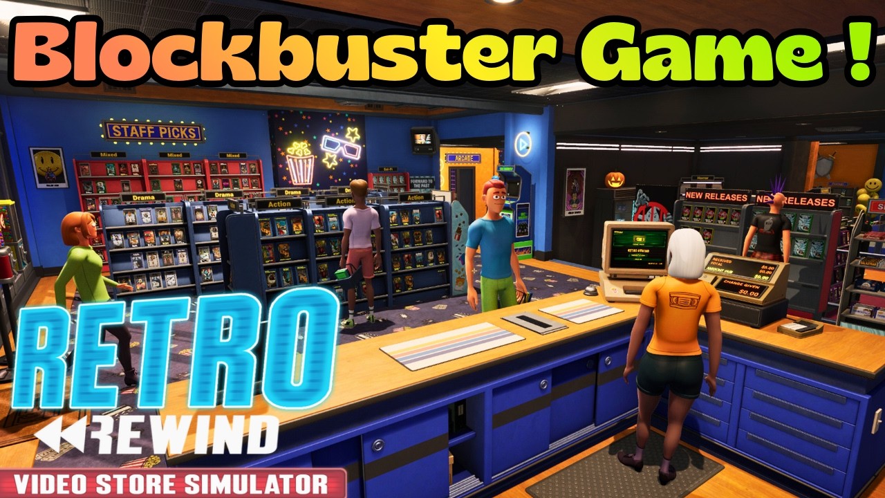 BLOCKBUSTER IS BACK! Opening My 90s Video Store! (Retro Rewind Video ...