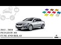 Peugeot 301 Fuse Box Diagram And Relay With Assignment And Location