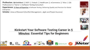 Kickstart Your Software Testing Career in 5 Minutes: Essential Tips for Beginners