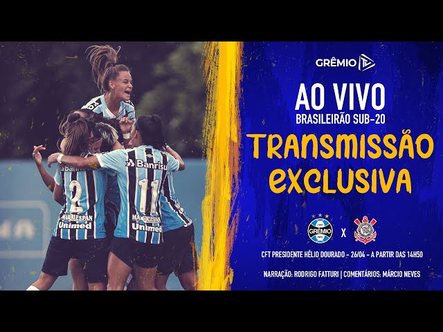 Ao vivo: Grêmio x Corinthians - Brasileirão de futebol feminino