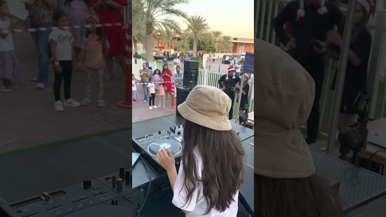 Watch 10-year-old Dj Michelle playing for school kids on YouTube Watch 10-year-old Dj Michelle playing for school kids on YouTube