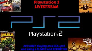 Ps2 livestream, PLAYSTATION 2 LIVESTREAM, playing on a ACTUAL REAL PS2, drinking and smoking stream