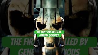 The first Jedi killed by General Grievous #starwars #starwarslore #grievous #theclonewars