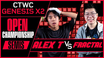 FORMER WORLD CHAMP VS CURRENT WORLD CHAMP REMATCH | Fractal vs Alex T | CTWC GX2 Semis