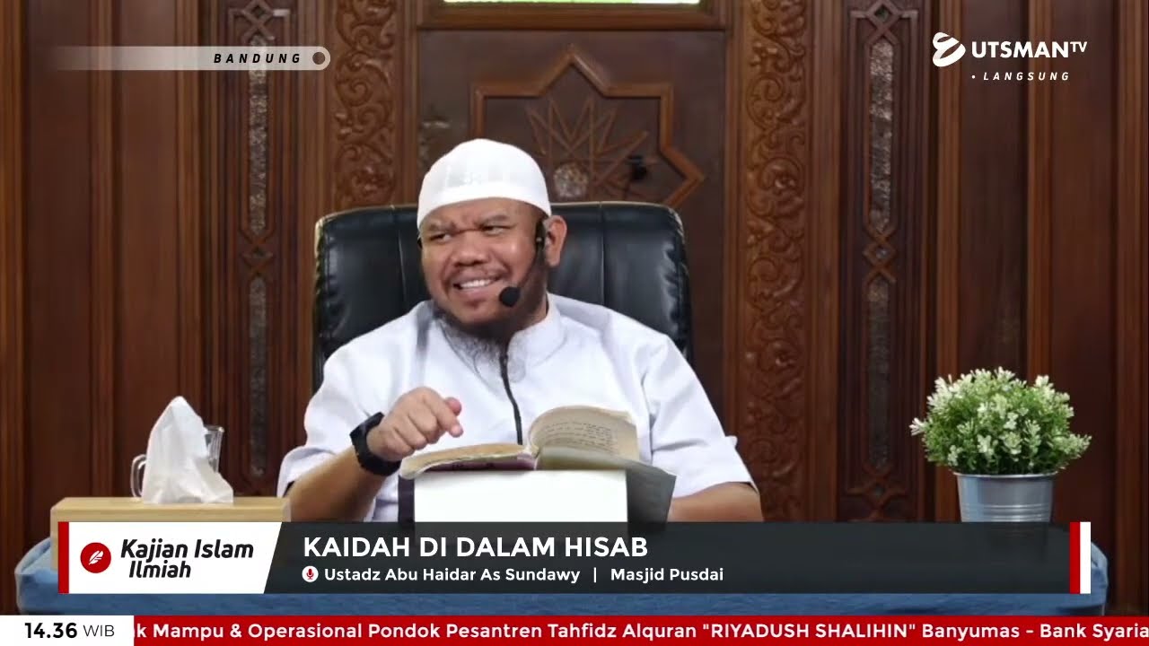 ⁣LIVE Kaidah di Dalam Hisab - Ust. Abu Haidar As Sundawy