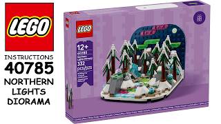 How to build LEGO 40785 - Northern Lights Diorama (Step-by-Step Tutorial) 2026