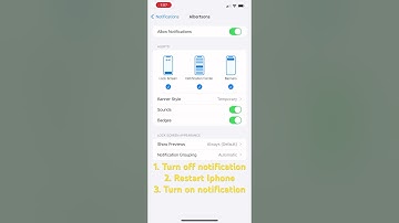 Iphone notifications not working on some apps #iphone #notification #iphonehack #restart #apple