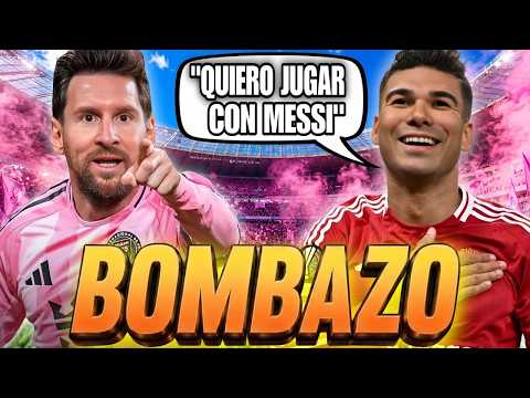 🚨 CONFIRMAN que MESSI JUGARÁ con CASEMIRO en INTER MIAMI 🤩 Solo la MLS podría DETENER el fichaje 💥