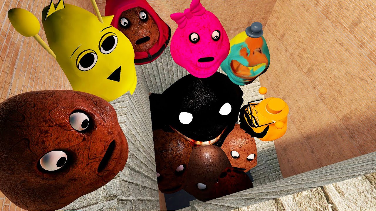 POU BOU FROM BOU'S REVENGE in Maze In Garry’s Mod!