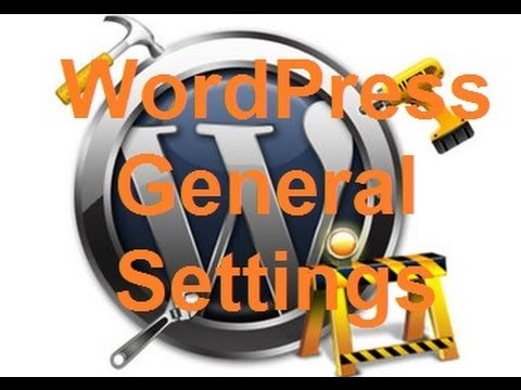 การตั้งค่า WordPress General Settings | สอน WordPress ขั้นพื้นฐาน - YouTube