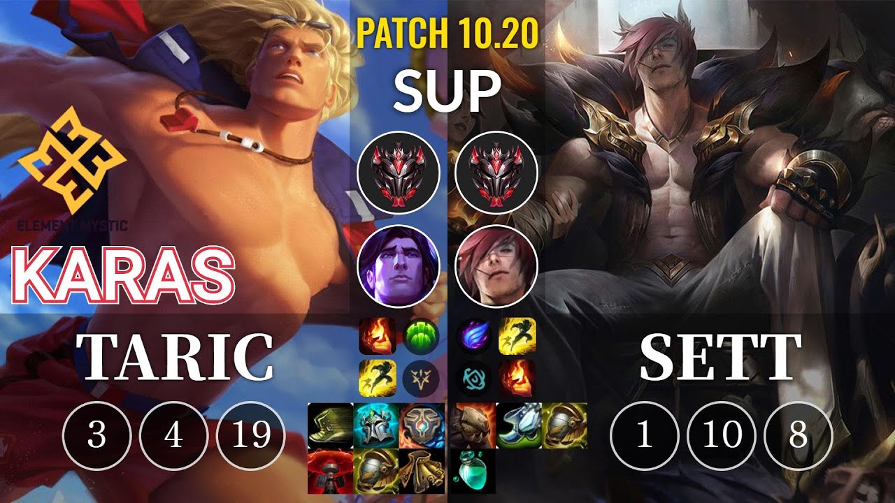 EM Karas Taric vs Sett Sup - KR Patch 10.20