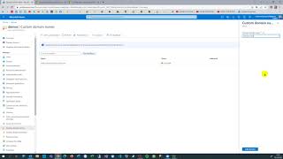 Change Azure Name and URL in Active Directory Properties Custom Domain