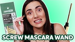 Stainless Steel Mascara Wand vs Screw 