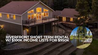 Established Riverfront STR | 53345 Riverview Drive, South of Bend, OR | $950k
