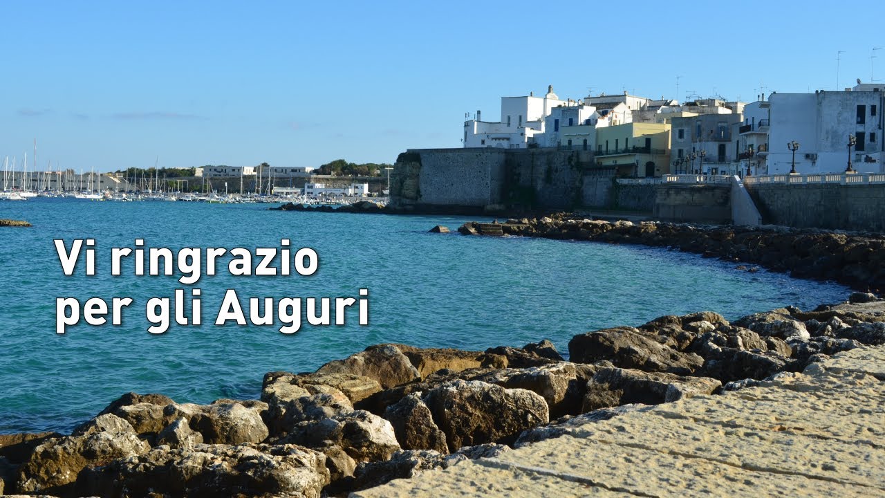Vi ringrazio per gli Auguri | InOnda WebTv