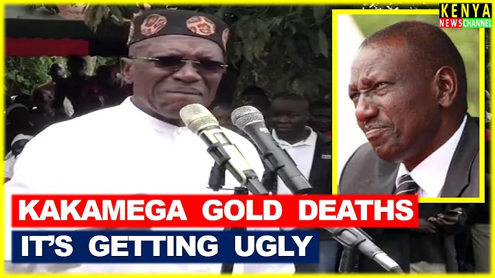 Khalwale in TEARS addressing Ruto after Young Man DIED protesting Kakamega Gold Mining Compensation