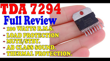 TDA7294 Audio AMPLIFIER IC | REVIEW | #electronic #amplifier