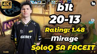 b1t soloQ SA FACEIT having fun with SA players (Mirage)