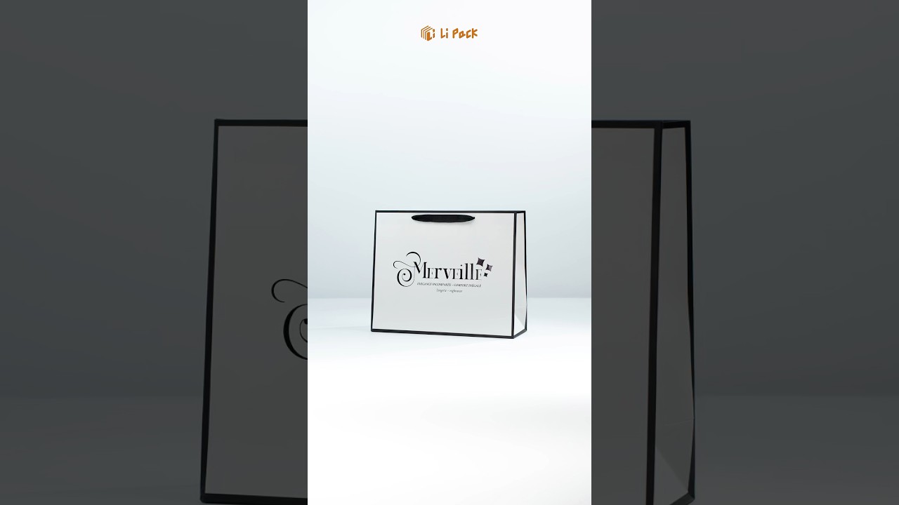 High-end Custom Lingerie Paper Bags - Fast Fashion, Even Faster Packaging! ⚡️ 