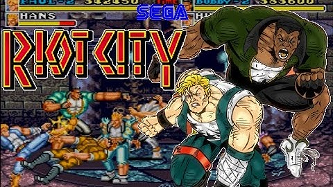 Riot City [60fps]-2Players Cooperated 1 Credit ALL Clear