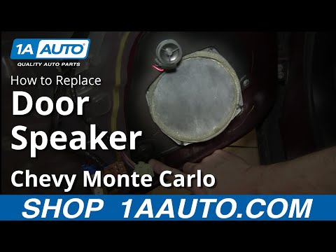 How To Replace Front Door Speaker 00-07 Chevy Monte Carlo