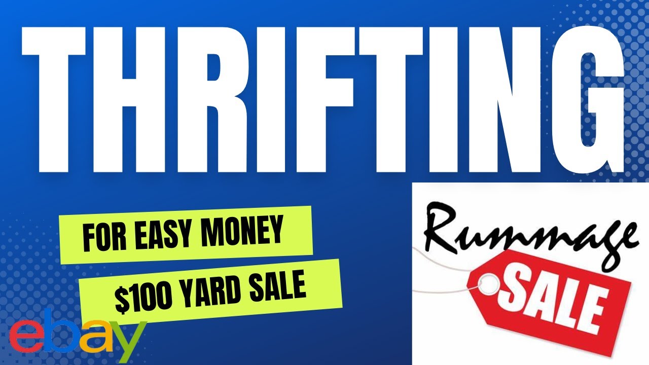 How to Make a 100 going to a Yard / Garage / Estate Sale EASY MONEY! I love Thrifting! YouTube