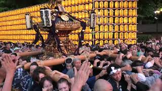 麹町靖國講神輿渡御 2025年靖國神社みたままつり盆踊り1日目6 納涼民