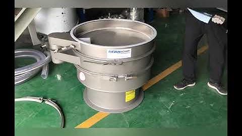 Assembly process of circular sieving machine/How to change the mesh screen