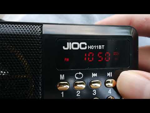 Сканирование FM диапазона в Астане 22 мая 2023 года радиоприёмник JIOC H011BT