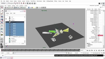 Maya Tutorial: Breakage part 4 of 6