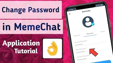 How to Change Account Password in Memechat App