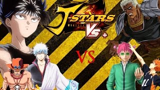 J-Stars Victory VS+: Hiei/Gintoki/Ace VS Raoh/Kusuo/Shoyo