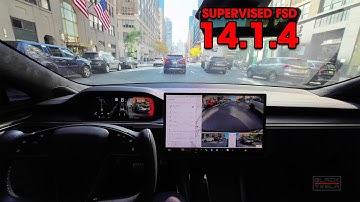 Tesla FSD 14.1.4 Commuting From NYC!