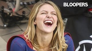 Supergirl bloopers  Melissa Benoist All Bloopers