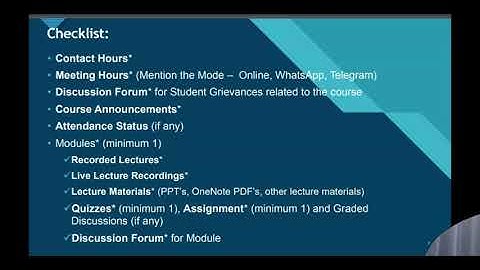 IUCEE Course on Online Teaching- Capstone Project submission September 2020