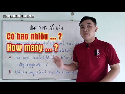 #185 How many "Có bao nhiêu ... ?" - Ứng dụng số đếm | Tiếng Anh Phú Quốc