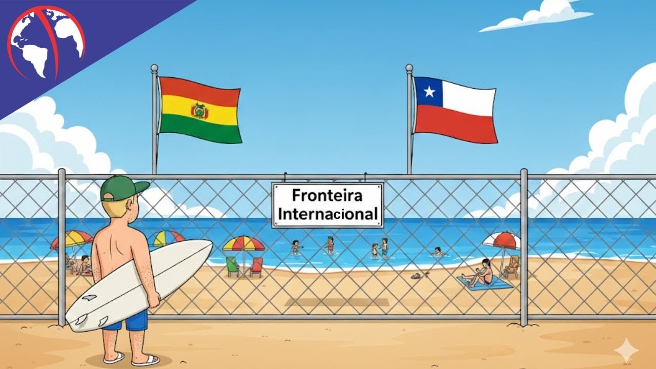 PAÍSES sem LITORAL, mas muito PRÓXIMOS do MAR