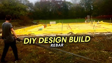 Foundation Rebar P1 | Measure Bend Cut | DIY Barn House Design Build