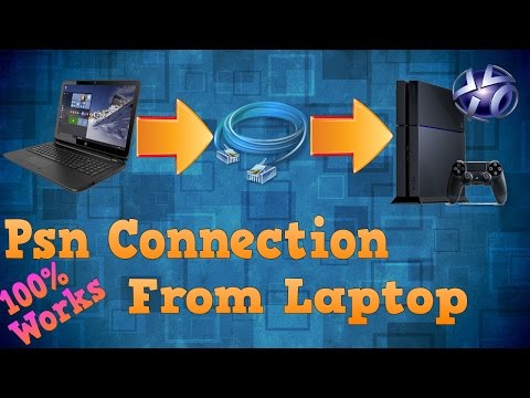 EASY How to connect to Psn with a Laptop by LAN on Ps4 Network Bridge Mic