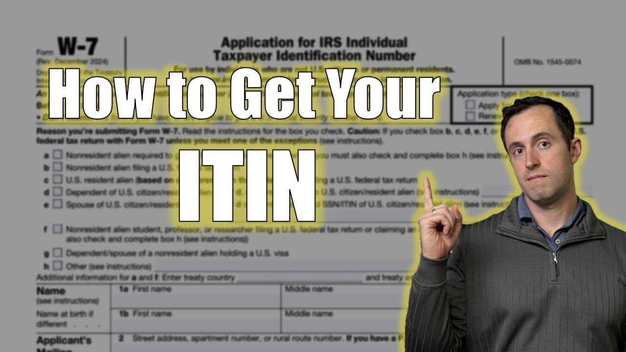 How to Apply For an ITIN Individual  | Taxpayer Identification Number