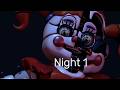 Fnaf coop Sister location Night 1,Half of Night 2