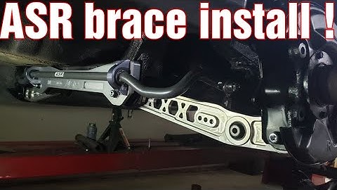 Asr subframe brace and sway bar install on em1