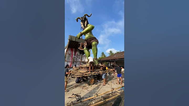 PROSES PEMBUATAN OGOH-OGOH 2023