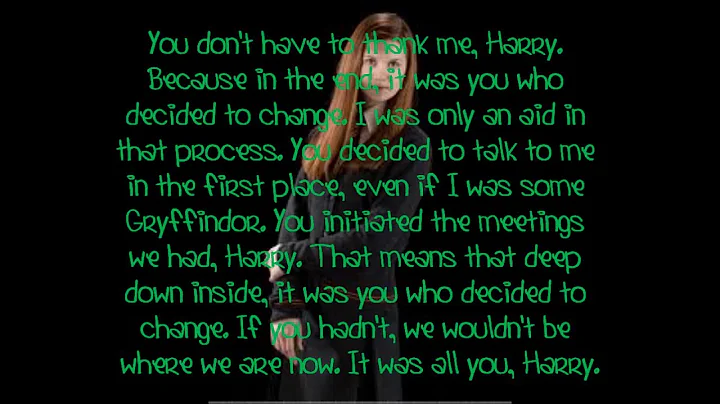 Only Fooling Myself - A Harry And Ginny Love Story...