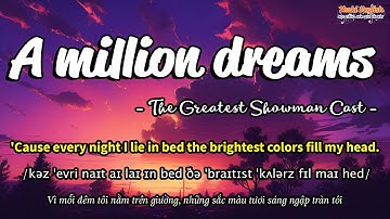 Học tiếng Anh qua bài hát - A MILLION DREAMS - (Lyrics+Kara+Vietsub) - Thaki English